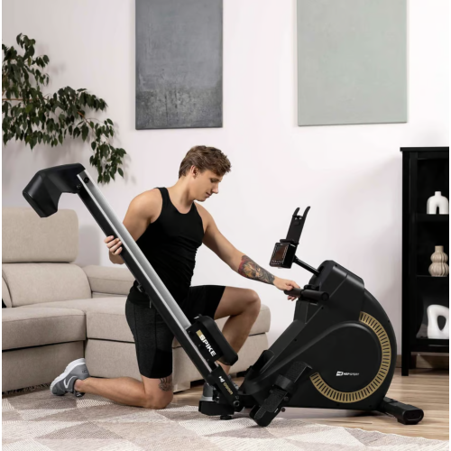 Гребной тренажер  Hop-Sport HS-095R Spike Gold - фото №5